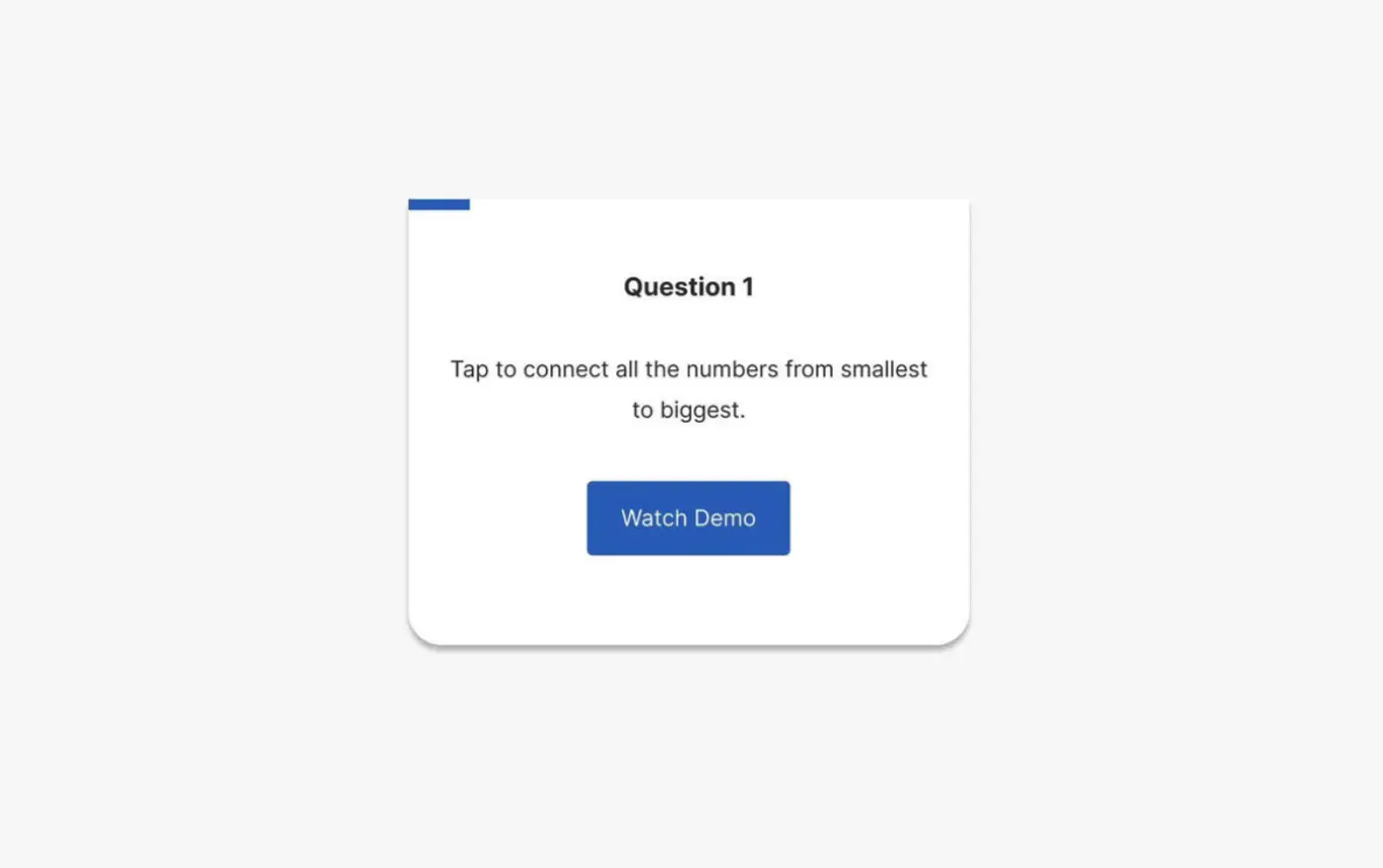 Draft 03 of the DBFS question screen with a demo button